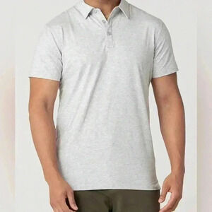Swet Tailor All-in Polo Shirt Heather Grey XXL